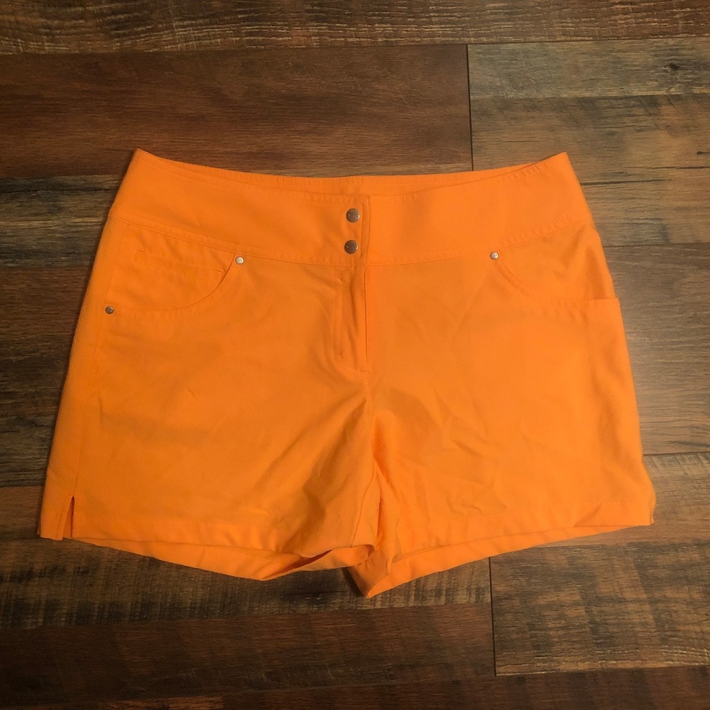 Orange Golf Shorts